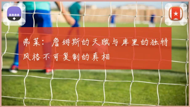 弗莱：詹姆斯的天赋与库里的独特风格不可复制的真相
