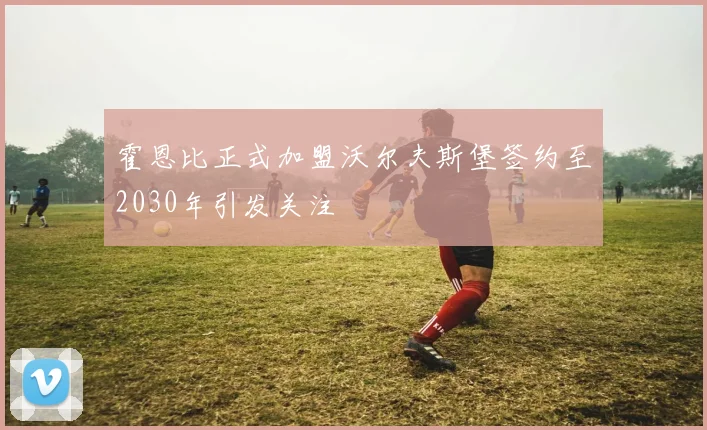 霍恩比正式加盟沃尔夫斯堡签约至2030年引发关注